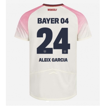 Billige Fotballdrakt Bayer Leverkusen Aleix Garcia #24 Replika Bortedrakt 2025-26 Kortermet